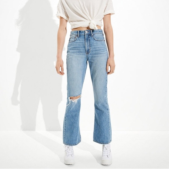 American Eagle Highest Rise 90s Flare Jeans - Picture 1 of 11